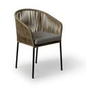 Set od 2 vrtne stolice sivo-smeđe boje Bonami Selection Trapani