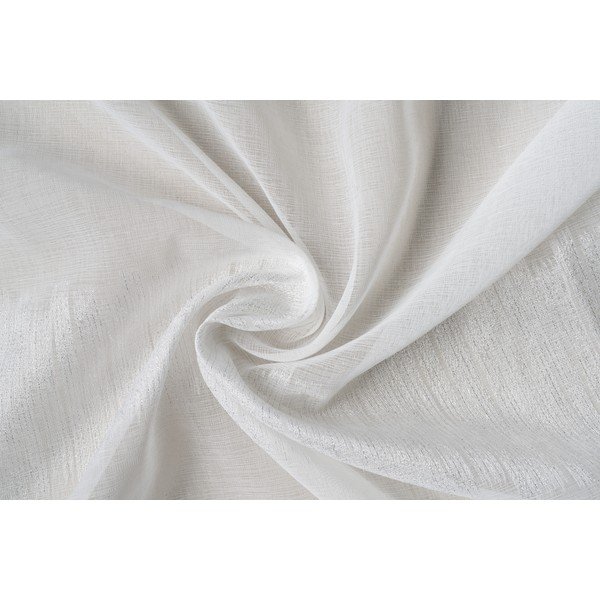 Bijela prozirna zavjesa 140x260 cm Musette – Mendola Fabrics-image-3