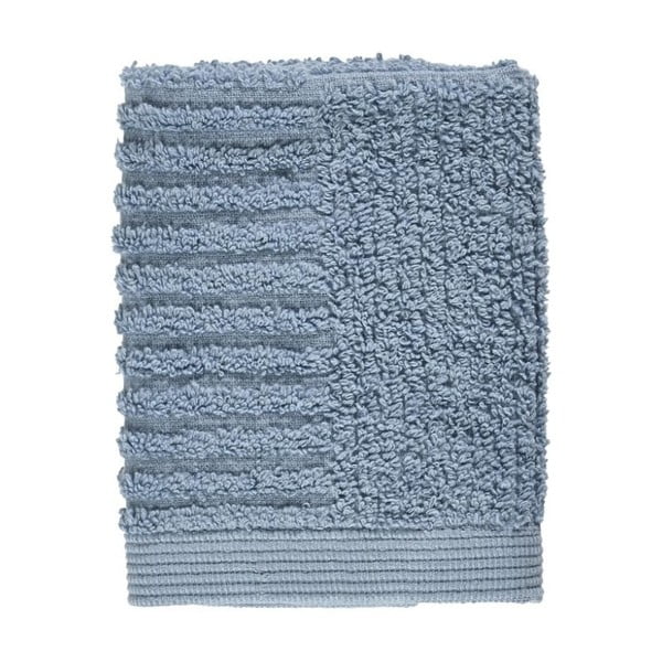 Plavi ručnik od 100% pamuka za lice Zone Classic Blue Fog, 30 x 30 cm