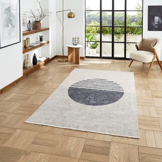 Siva periva staza od mješavine pamuka 60x170 cm Whisper – Think Rugs