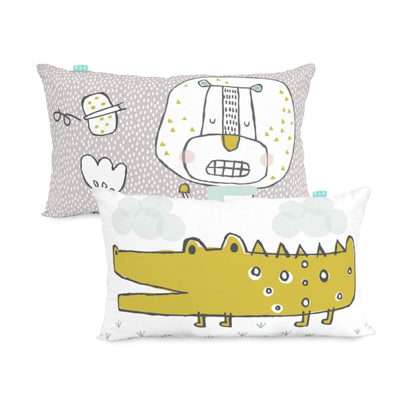 Dvostrana pamučna jastučnica Moshi Moshi Best Buddies, 50 x 30 cm-image-2