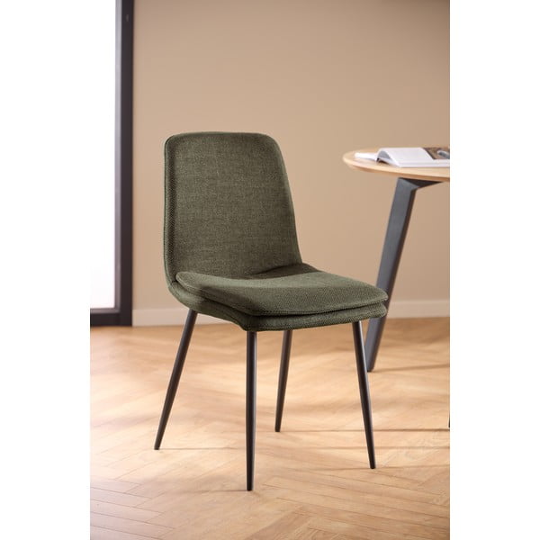 Kaki zelena blagovaonska stolica Becca – Actona-image-1