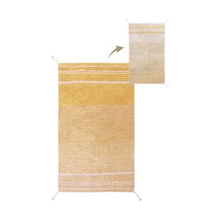 Oker žuti pamučan tepih 80x140 cm Twin Amber – Lorena Canals