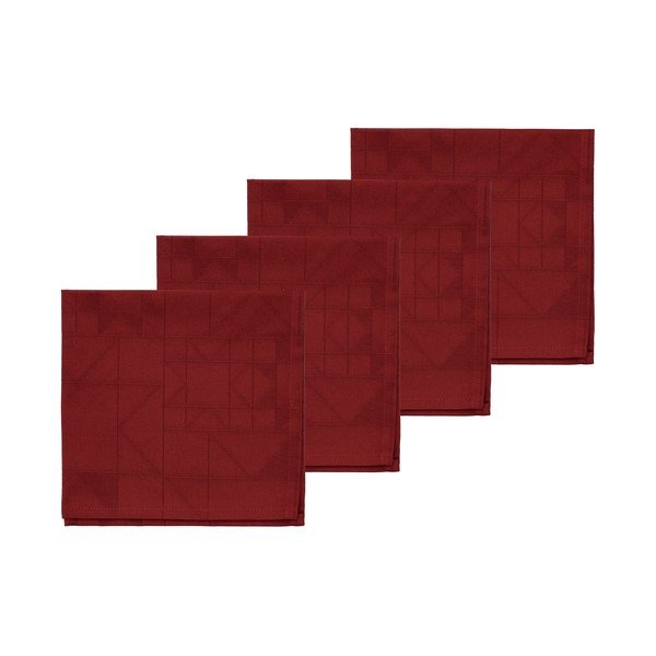 Tekstilni ubrusi u setu 4 kom Star Damask – Södahl-image-2