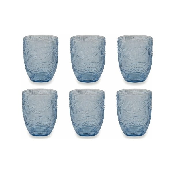 Set od 6 plavih čaša Villa d&#39;Este Fish, 240 ml