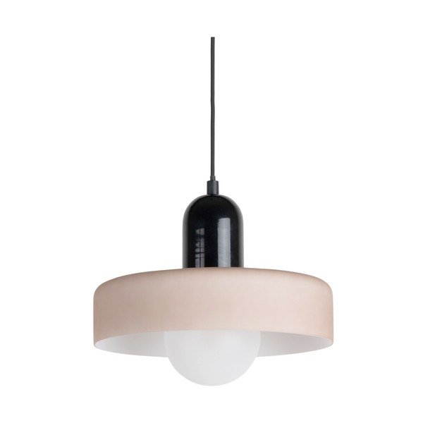 Siva viseća svjetiljka ø 25 cm Opaco Grato – Leitmotiv