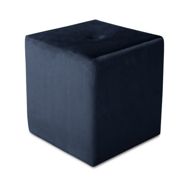 Tamnoplavi tabure Mazzini Sofas Margaret, 40 x 45 cm-image-3