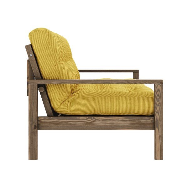 Žuta  sklopiva sofa 205 cm Knob – Karup Design-image-4