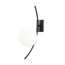 Bijela/crna zidna lampa Hilal – Opviq lights