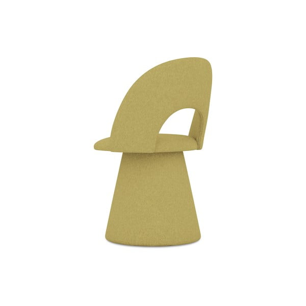 Žuta  podstavljena blagovaonska stolica Kalo – Makamii-image-4