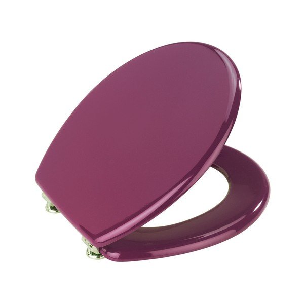 Ljubičasta WC daska Wenko Prima, 41 x 38 cm-image-1