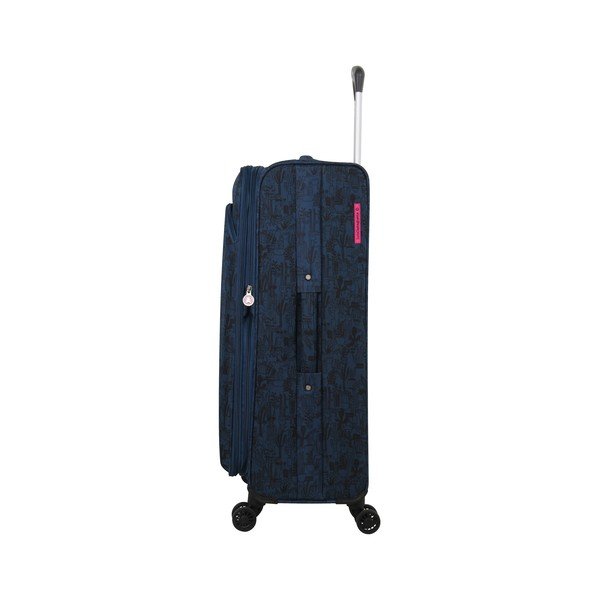 Plavi kofer na četiri kotača Lulucastagnette Teddy Bear, 71 l-image-4