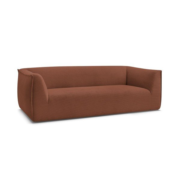 Narančasta sofa od samta 242 cm Giorgia – Bobochic Paris-image-2