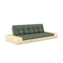 Zelena sklopiva sofa 244 cm Base – Karup Design