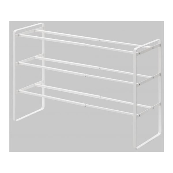 Bijele podesive police za cipele sa 3 etaže YAMAZAKI Maebashi-image-4