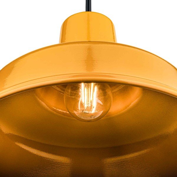 Oker žuta metalna visilica ø 32 cm Pawn - Squid Lighting-image-3