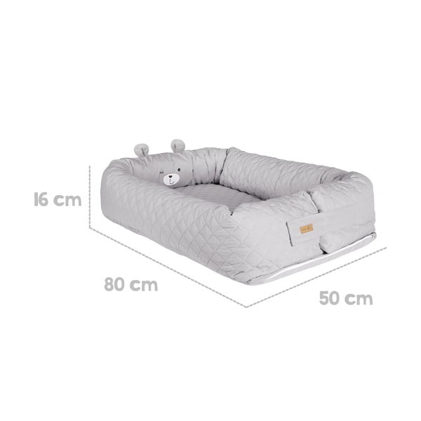 Svijetlo sivo gnijezdo za bebe Roba style – Roba-image-3