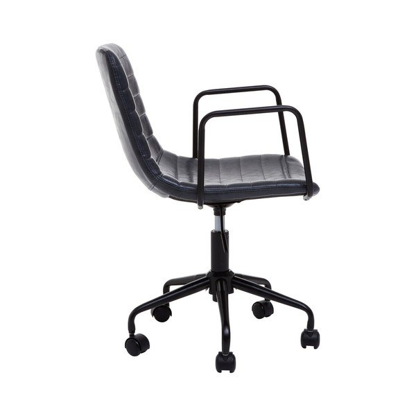 Tamno siva uredska stolica od umjetne kože Forbes – Premier Housewares-image-4
