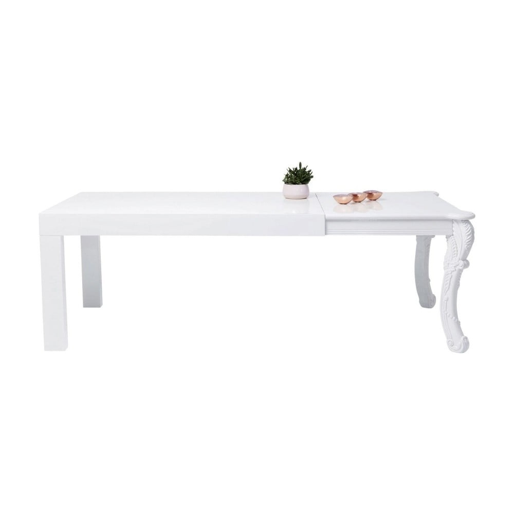 Bijeli stol za blagovanje Kare Design Janus, 220 x 90 cm
