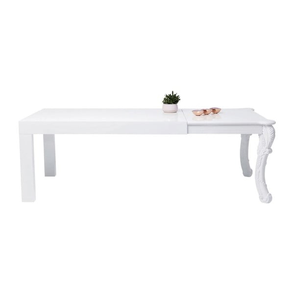 Bijeli stol za blagovanje Kare Design Janus, 220 x 90 cm