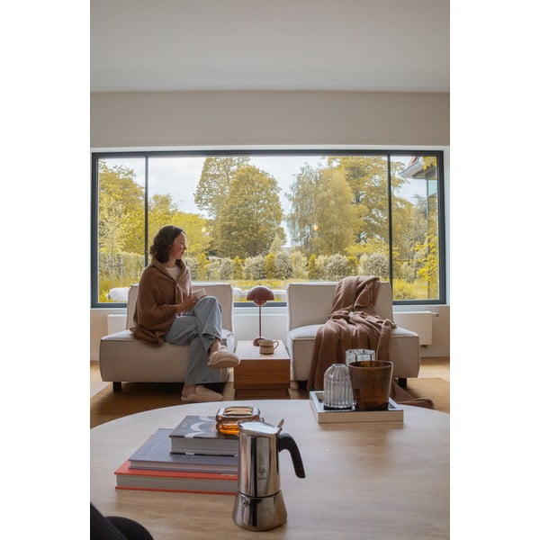 Smeđa deka od mikropliša 150x200 cm Tomo – Tiseco Home Studio-image-3