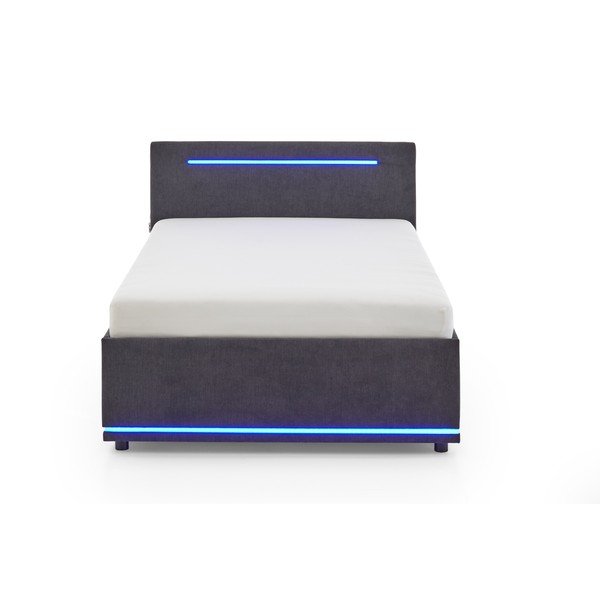 Tamno sivi podstavljeni dječji krevet bez podnice 120x200 cm Circle – Meise Möbel-image-3