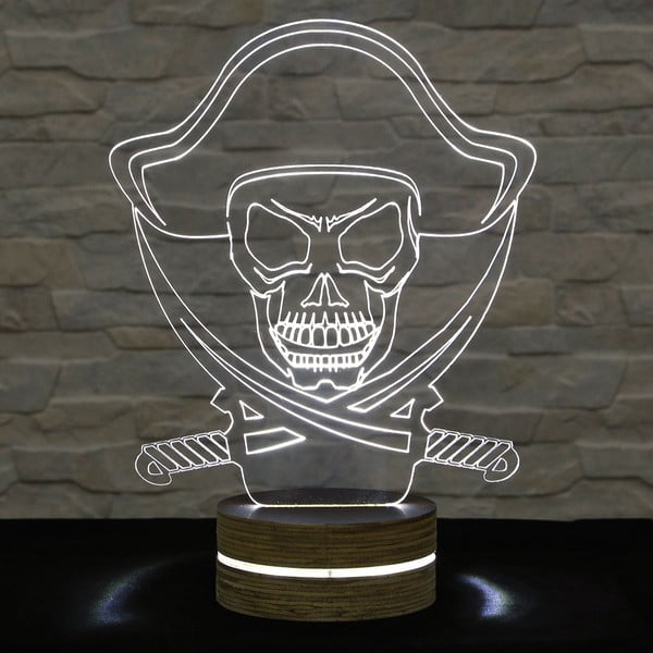 Pirate 3D stolna lampa