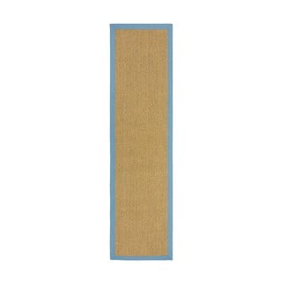 Svijetlo plavi/svjetlo smeđi unutarnji i vanjski tepih 60x230 cm Sisal Look – Flair Rugs