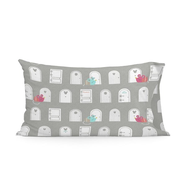 Dječja pamučna jastučnica Moshi Moshi Cat & Mouse, 50 x 75 cm