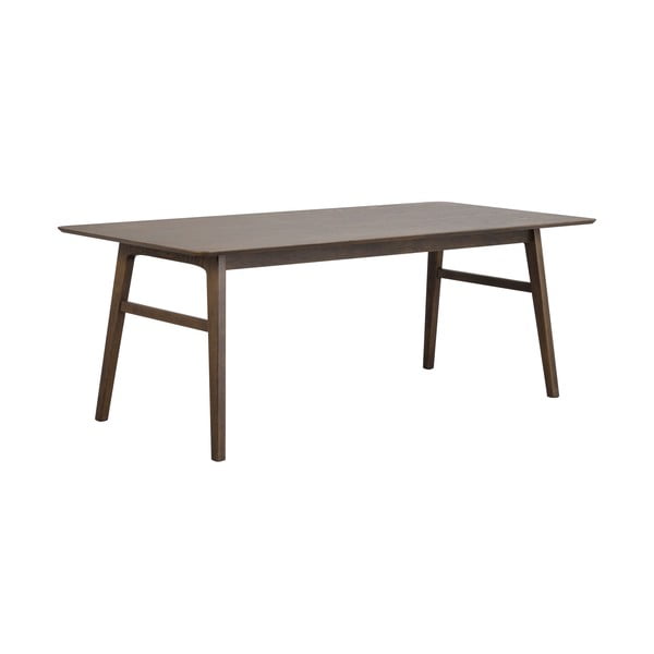 Smeđi blagovaonski stol od hrastovine Rowico Nagano, 205 x 95 cm-image-2