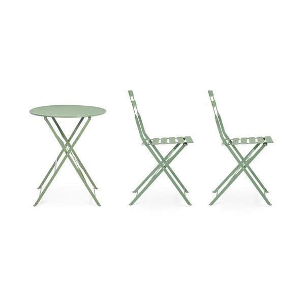 Kadulja zeleni željezni vrtni blagovaonski set za 2 osobe Austin – Bizzotto-image-3