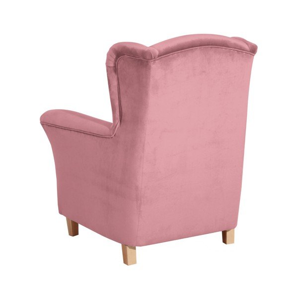 Roza fotelja Agnetha Suede Max Winzer-image-1