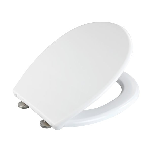 Bijela WC daska od nehrđajućeg čelika Wenko Vorno-image-3