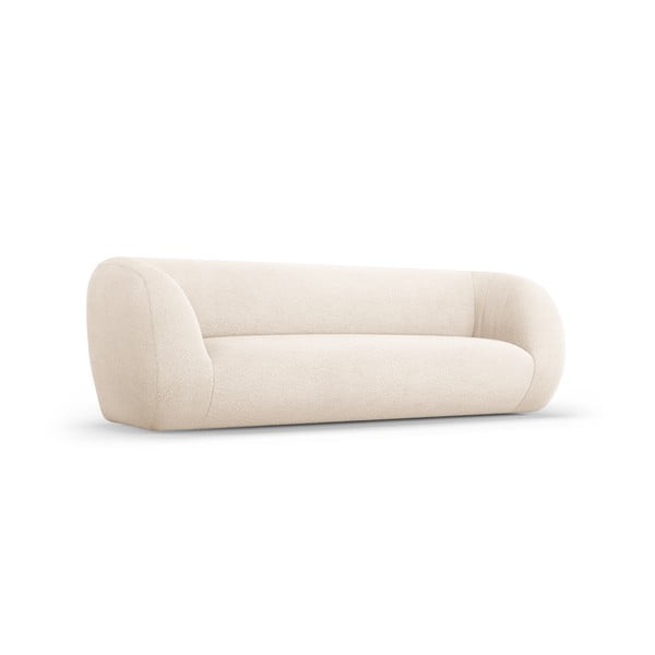 Krem sofa od bouclé tkanine 230 cm Essen – Cosmopolitan Design-image-2