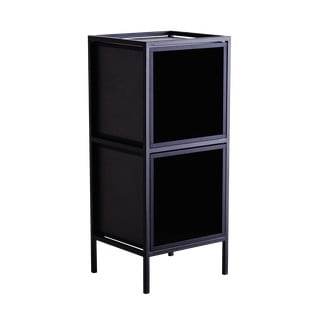 Crna polica za knjige 45x102 cm Skap - CustomForm