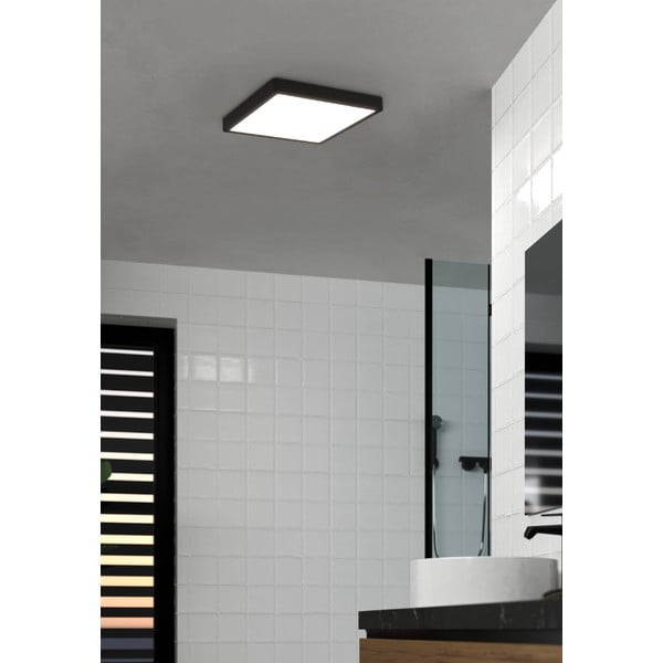 Crna LED stropna svjetiljka 28,5x28,5 cm FUEVA 5 – EGLO-image-1