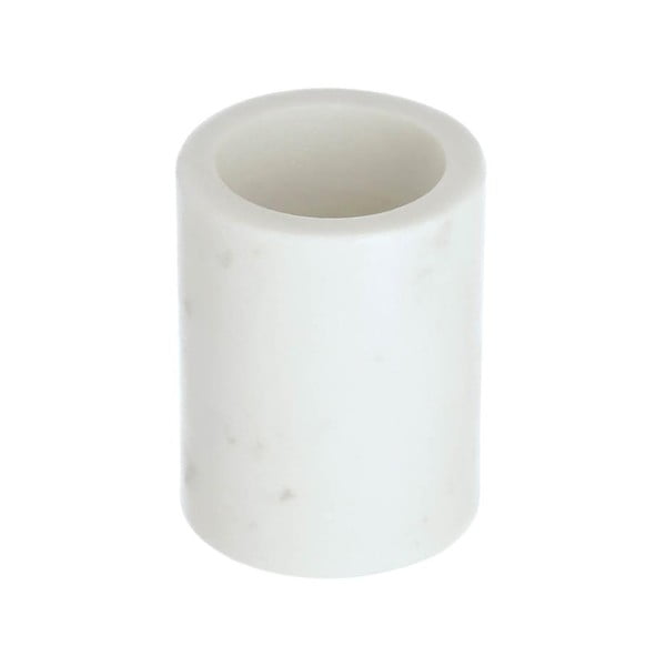 Bijela mramorna čaša za četkice za zube Elenei – Kave Home