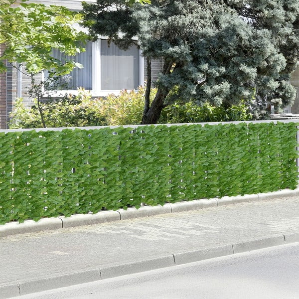 Zeleni plastičan balkonski zastor 100x100 cm Ivy – Maximex-image-1