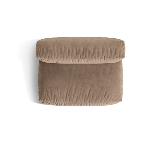 Svjetlo smeđa baršunasti modularna sjedeća garnitura (srednji modul ) Martina – Micadoni -image-3