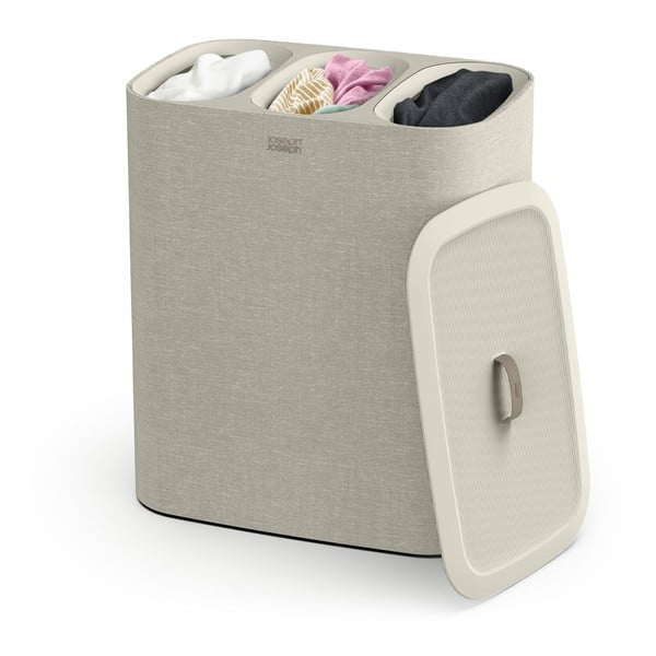 Bež tekstilna košara za rublje 90 l Tota Trio – Joseph Joseph