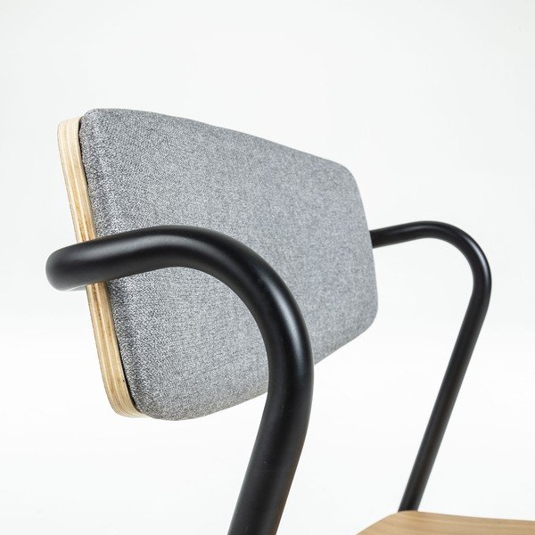 Blagovaonska stolica u dekoru od hrastovog drveta Kave Home Zaha-image-4