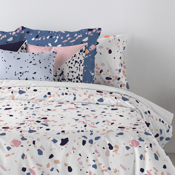 Pamučna jastučnica Blanc Terazzo, 60 x 60 cm-image-1