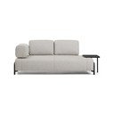 Sivo-bež sofa 220 cm Compo – Kave Home