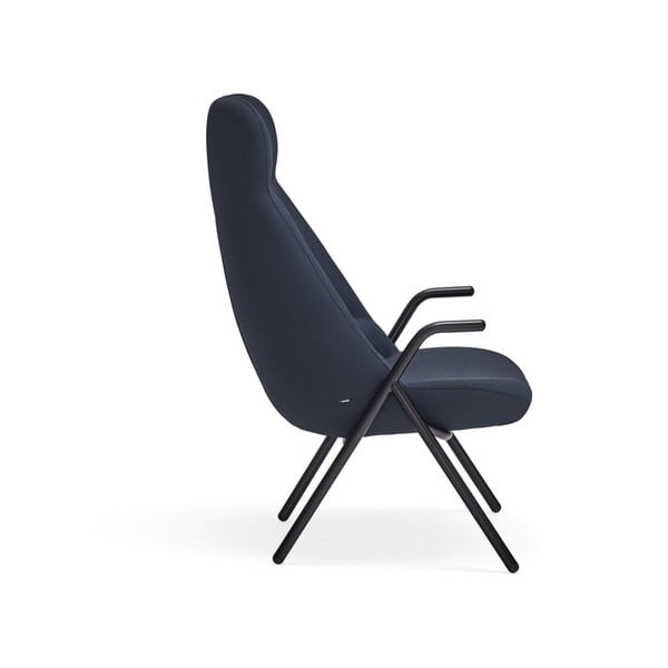 Tamnoplava fotelja Teulat Dins, visina 114 cm-image-3