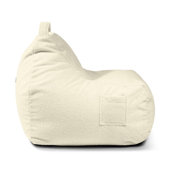 Smeđa vreća za sjedenje od bouclé tkanine Game Amuse – SLOWDOWN-image-4