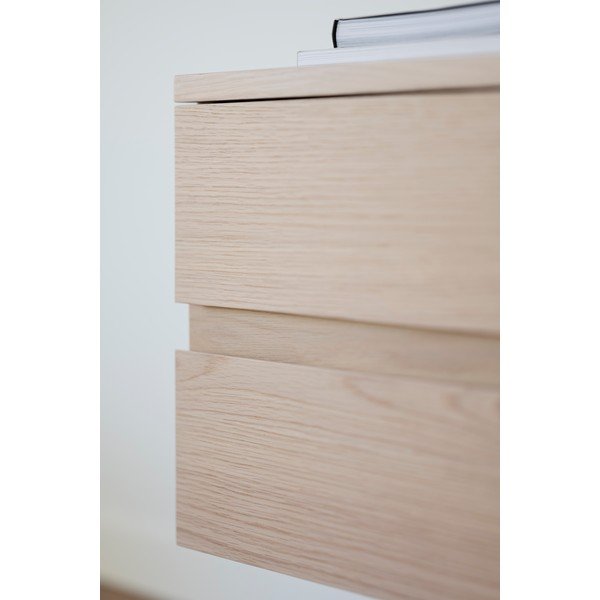 Niska komoda u dekoru hrasta u prirodnoj boji 160x75 cm Moresby – Rowico-image-1