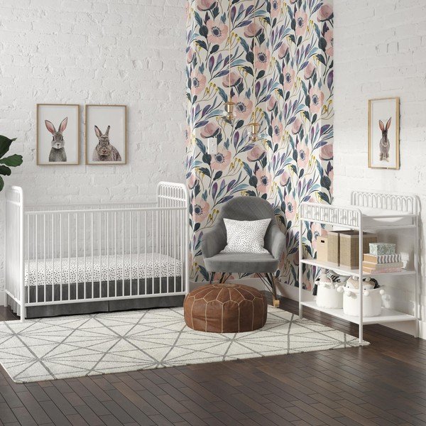 Bijeli metalni dječji krevet 70x140 cm Monarch Hill – Støraa-image-1