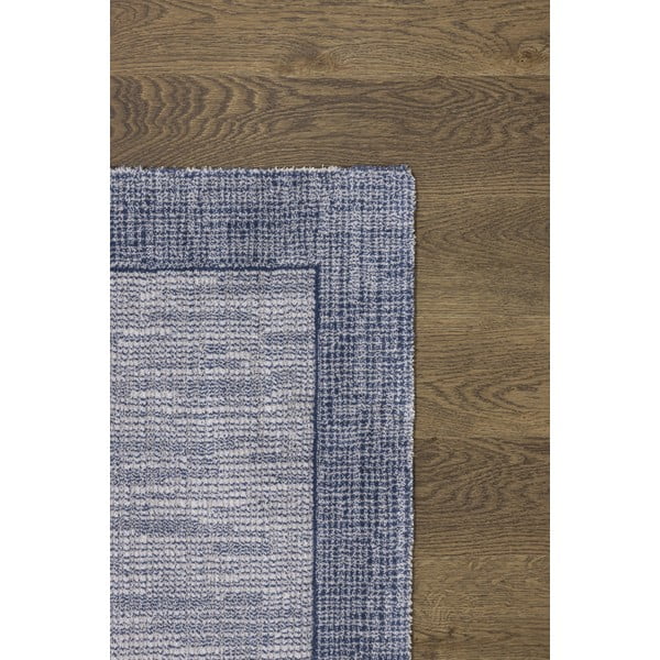 Tamno plavi vuneni tepih 200x300 cm Linea – Agnella-image-3