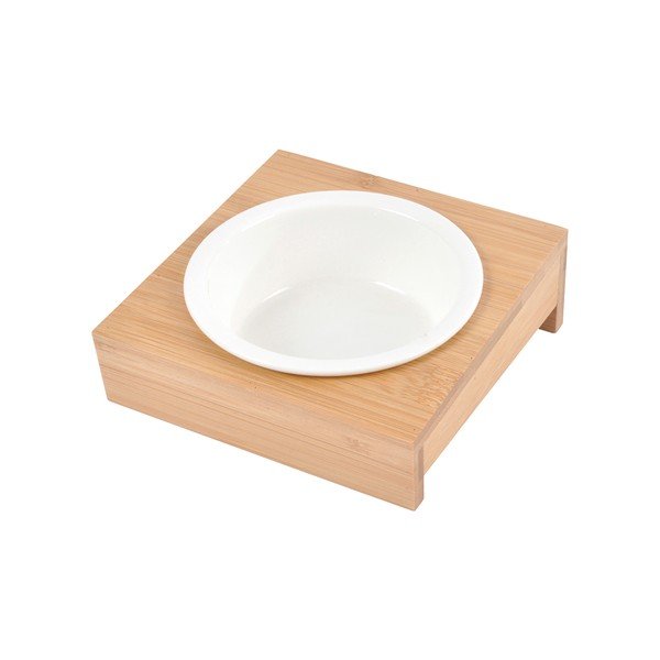 Posuda s postoljem od bambusa za pse ø 12 cm – Love Story