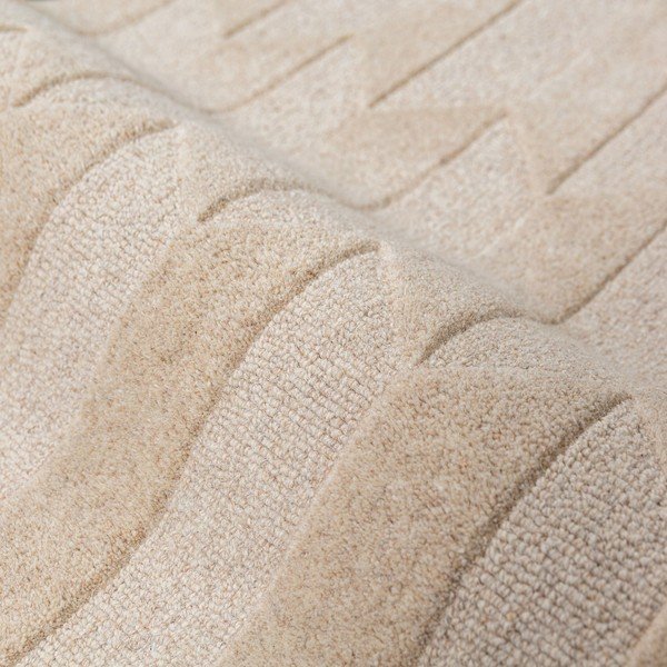 Zeleni/u prirodnoj boji ručno rađen vunen tepih 160x230 cm Apex Border Wool – Flair Rugs-image-3
